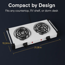 Portable Electric Dual Burner Hot Plate Stove by LJGDeals