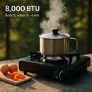 Portable Camping Stove with Dual Fuel and Piezo Ignition by LJGDeals