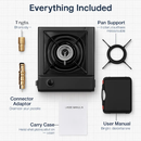 Portable Camping Stove with Dual Fuel and Piezo Ignition by LJGDeals