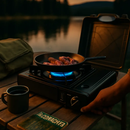 Portable Camping Stove with Dual Fuel and Piezo Ignition by LJGDeals
