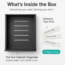 Pull-Out Cabinet Organizer with Slide-Out Drawer by LJGDeals