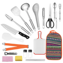 Camping Cooking Utensil Kit for Outdoor Cooking Gear by LJGDeals