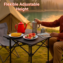 Portable Folding Camping Table With Adjustable Height by LJGDeals