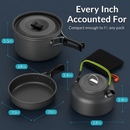 Camping Cookware Set for Outdoor Hiking and Picnics by LJGDeals