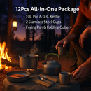 Camping Cookware Set for Outdoor Hiking and Picnics by LJGDeals