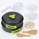 Camping Cookware Set: Pot, Pan & Bowls for Outdoor Cooking by LJGDeals