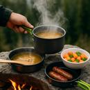 Camping Cookware Set: Pot, Pan & Bowls for Outdoor Cooking by LJGDeals