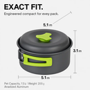 Camping Cookware Set: Pot, Pan & Bowls for Outdoor Cooking by LJGDeals