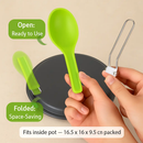Camping Cookware Set: Pot, Pan & Bowls for Outdoor Cooking by LJGDeals
