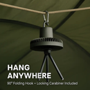 Portable Camping Fan with 3 Speeds and Rechargeable Battery by LJGDeals