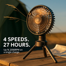 Portable Camping Fan with LED Light and Lantern by LJGDeals