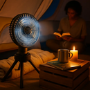 Portable Camping Fan with LED Light and Lantern by LJGDeals