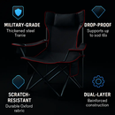 Foldable Camping Chair with Cup Holder & Side Pocket by LJGDeals