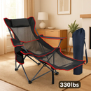Foldable Camping Chair with Cup Holder & Side Pocket by LJGDeals