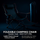 Foldable Camping Chair with Cup Holder & Side Pocket by LJGDeals