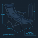 Foldable Camping Chair with Cup Holder & Side Pocket by LJGDeals