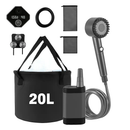 Portable Camping Shower with Foldable Bucket & Pump by LJGDeals