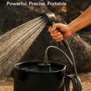 Portable Camping Shower with Foldable Bucket & Pump by LJGDeals
