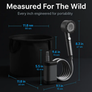 Portable Camping Shower with Foldable Bucket & Pump by LJGDeals