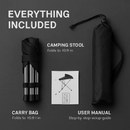 Foldable Camping Stool for Outdoor Adventures by LJGDeals