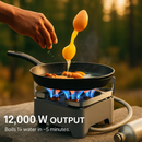 Portable Camping Stove with Windproof Burner for Outdoors by LJGDeals