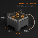 Portable Camping Stove with Windproof Burner for Outdoors by LJGDeals