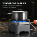 Portable Camping Stove with Windproof Burner for Outdoors by LJGDeals