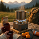 Portable Camping Stove with Windproof Burner for Outdoors by LJGDeals