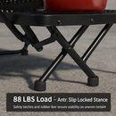 Foldable Camping Table with Dual Side Trays for Outdoors by LJGDeals