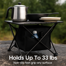Foldable Camping Table with Storage Basket by LJGDeals