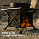 Foldable Camping Table with Storage Basket by LJGDeals