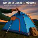 Camping Tent for 4-5 People – Foldable Waterproof by LJGDeals