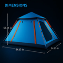 Camping Tent for 4-5 People – Foldable Waterproof by LJGDeals
