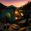 Camping Tent for 4-5 People – Foldable Waterproof by LJGDeals