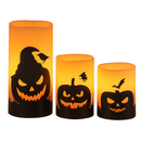 Halloween Flameless Candle Lamp 3-Pack with Timer by LJGDeals
