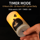 Halloween Flameless Candle Lamp 3-Pack with Timer by LJGDeals