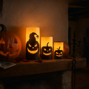 Halloween Flameless Candle Lamp 3-Pack with Timer by LJGDeals