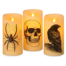 Halloween Flameless Candle Lamp 3-Pack with Timer by LJGDeals