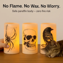 Halloween Flameless Candle Lamp 3-Pack with Timer by LJGDeals