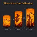 Halloween Flameless Candle Lamp 3-Pack with Timer by LJGDeals