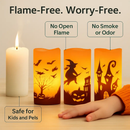 Halloween Flameless Candle Lamp 3-Pack with Timer by LJGDeals