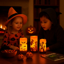 Halloween Flameless Candle Lamp 3-Pack with Timer by LJGDeals
