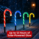 Candy Cane Solar Light for Garden and Patio Decor by LJGDeals