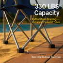 Foldable Beach Canopy Chair with Cup Holder by LJGDeals