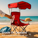 Foldable Beach Canopy Chair with Cup Holder by LJGDeals