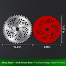 Carbide Tip Brush Cutter Blades with Universal Adapter by LJGDeals