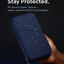 Travel Passport Wallet 12Cells Ticket ID Credit Card Holder Water Repellent Documents Phone Organizer Zipper Case Business Trip Daily Use by LJGDeals