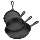 Cast Iron Skillet Set for Everyday Cooking by LJGDeals