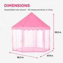 Princess Castle Play Tent for Indoor & Outdoor Fun by LJGDeals