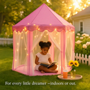 Princess Castle Play Tent for Indoor & Outdoor Fun by LJGDeals